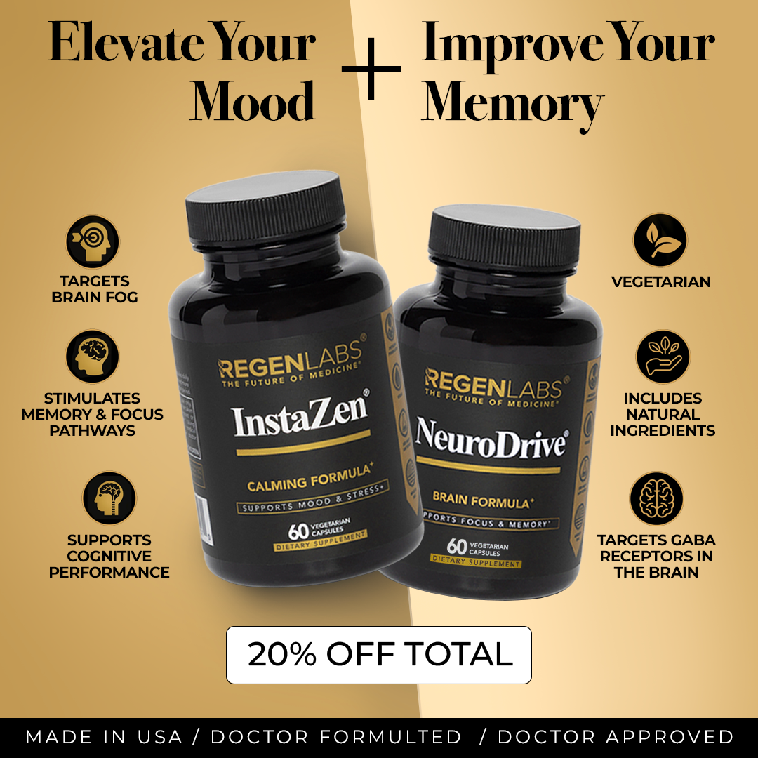 20% Off NeuroDrive® and InstaZen®